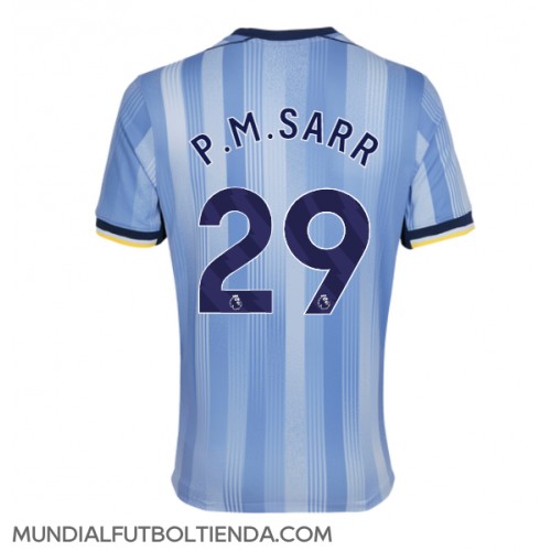 Camiseta Tottenham Hotspur Pape Matar Sarr #29 Segunda Equipación Replica 2024-25 mangas cortas